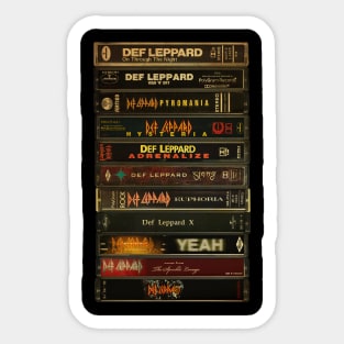 Retro Heavy Metal - Cassette Style Sticker